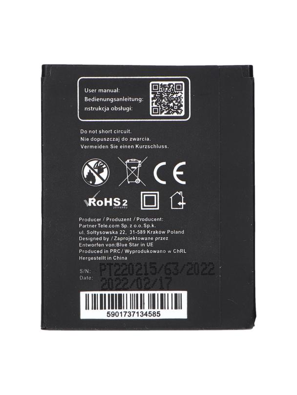 Bateria do Sony Ericsson U100 Yari / J10 / J10i2 ELM / Hazel 1100 mAh Blue Star