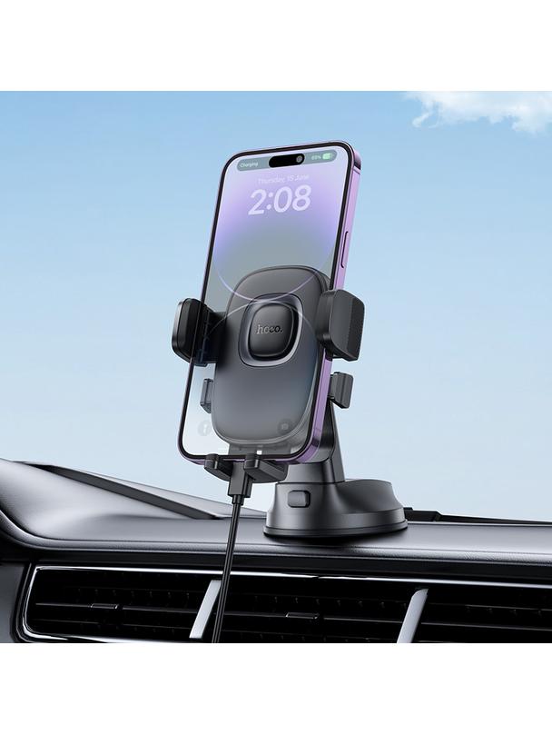Uchwyt na telefon do samochodu uniwersalny Hoco do deski H76 czarny