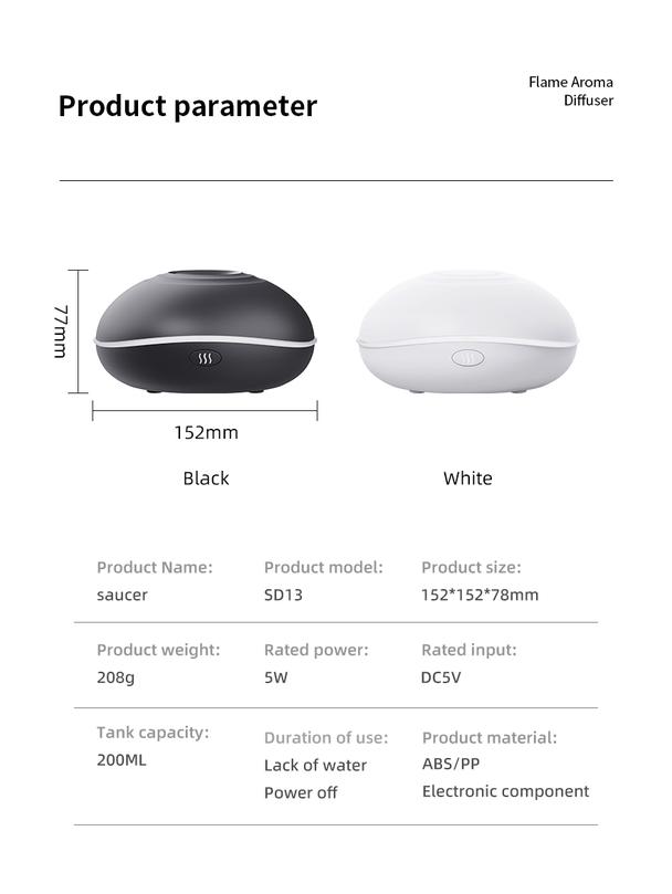 Nawilżacz / dyfuzor do aromaterapii Art Deco model SD13 biały