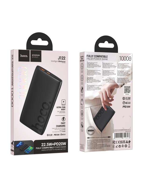 Powerbank Hoco 10000 mAh QC PD 3A 22,5W J122 czarny