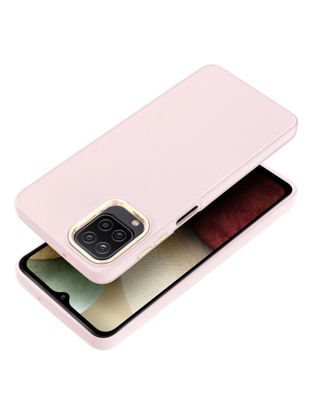 Futerał FRAME do SAMSUNG A12 / M12 pudrowy róż