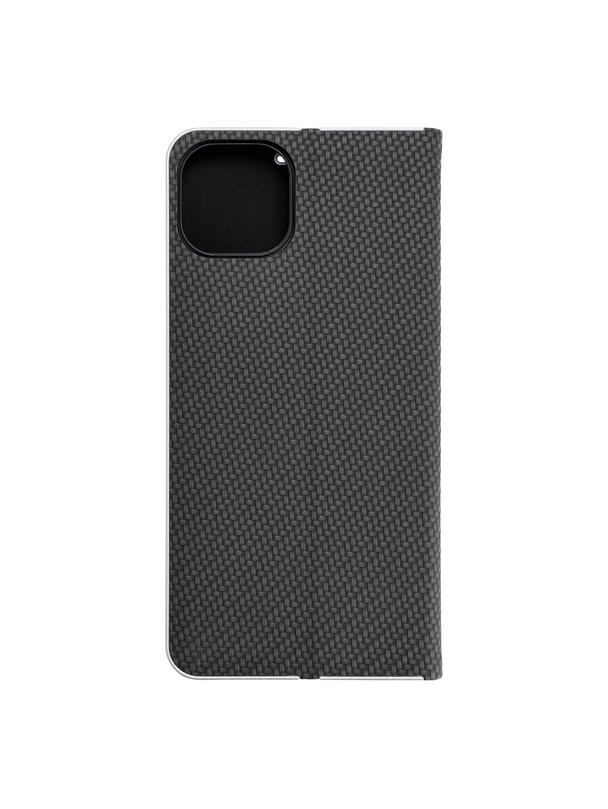 Kabura LUNA Book Carbon do IPHONE 15 Plus czarny