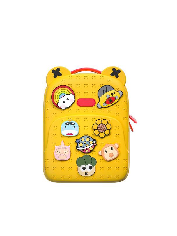 PICOCICI Mały plecak dla dzieci podróżny K16 zółty