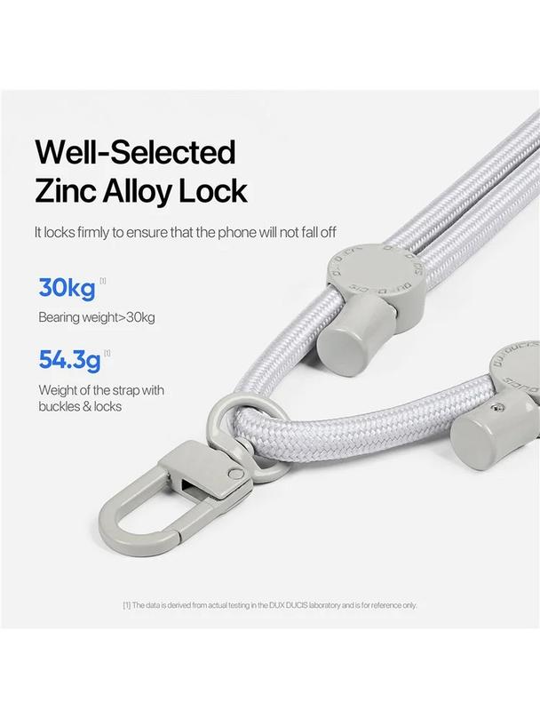 DUX DUCIS Plaz - smycz do telefonu szara