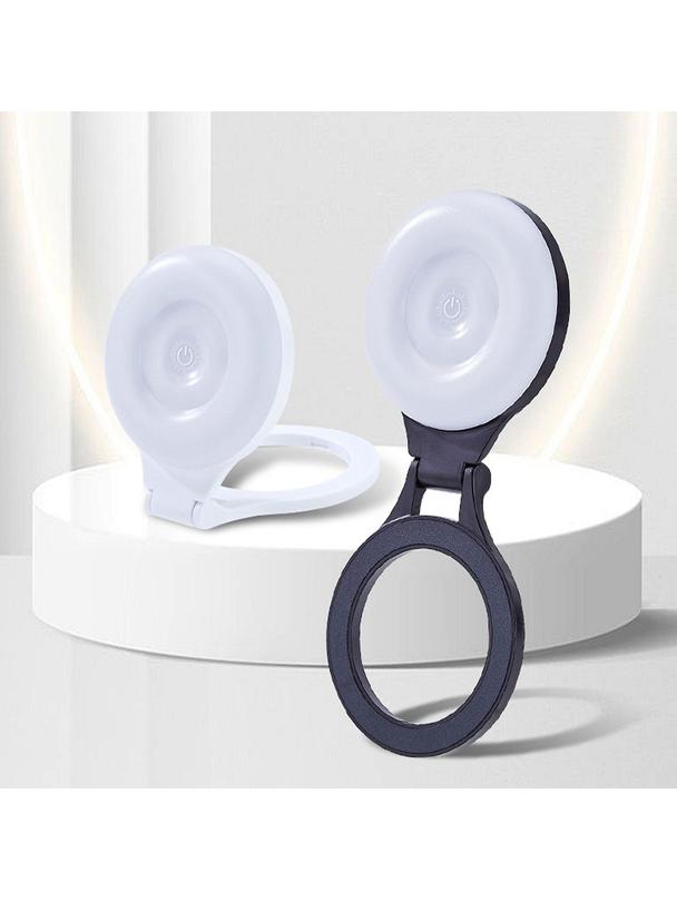 Podstawka magnetyczna do telefonu z lampką kompatybilna z MagSafe L8 biała