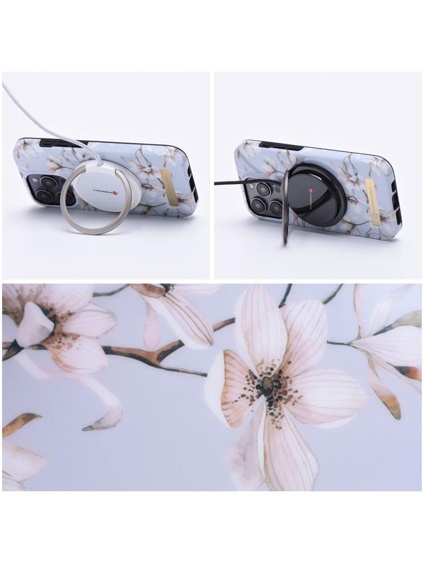 Etui na iPhone 15 Forcell F-Protect Mirage zgodny z MagSafe spring flowers