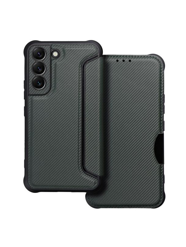 Kabura RAZOR Book do SAMSUNG S22 ciemnozielony