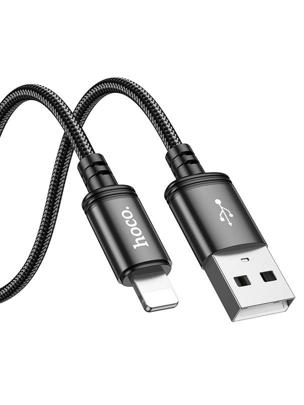 Kabel USB A do Lightning Hoco 2,4A 3 m X91 czarny