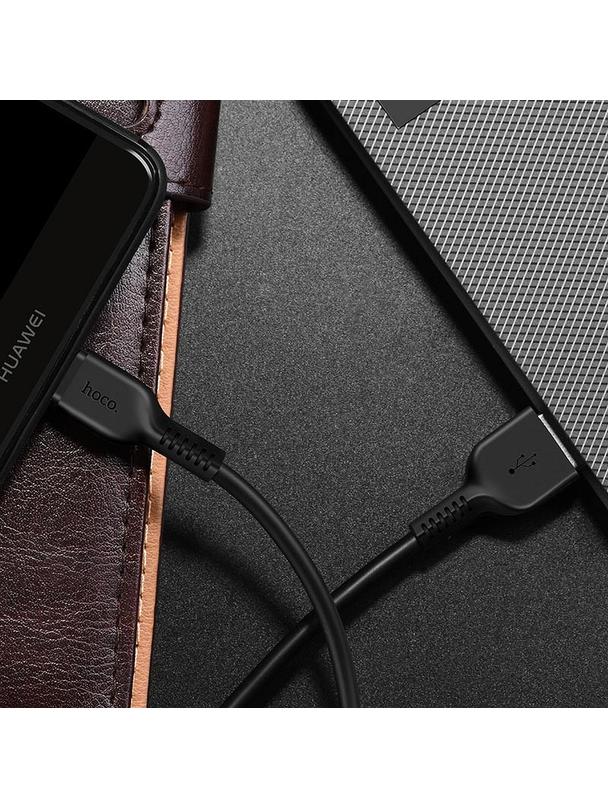 Kabel USB A do USB C Hoco 1 m X13 czarny