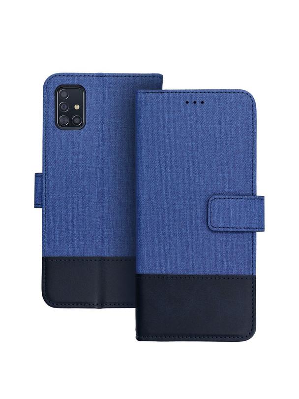 Kabura GOMMA Book do SAMSUNG A51 niebieski