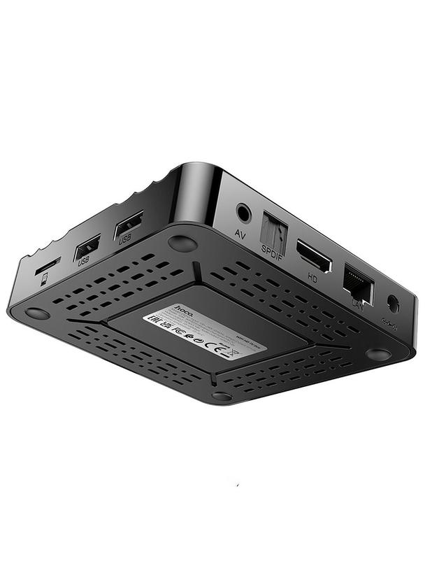 TV box Hoco WiFi 4K Android  DQ10 czarny