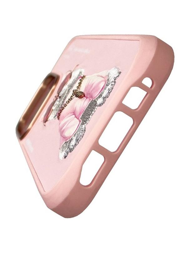 NIMMY futerał GLASSES COOL CAT do IPHONE 16 Pro różowy