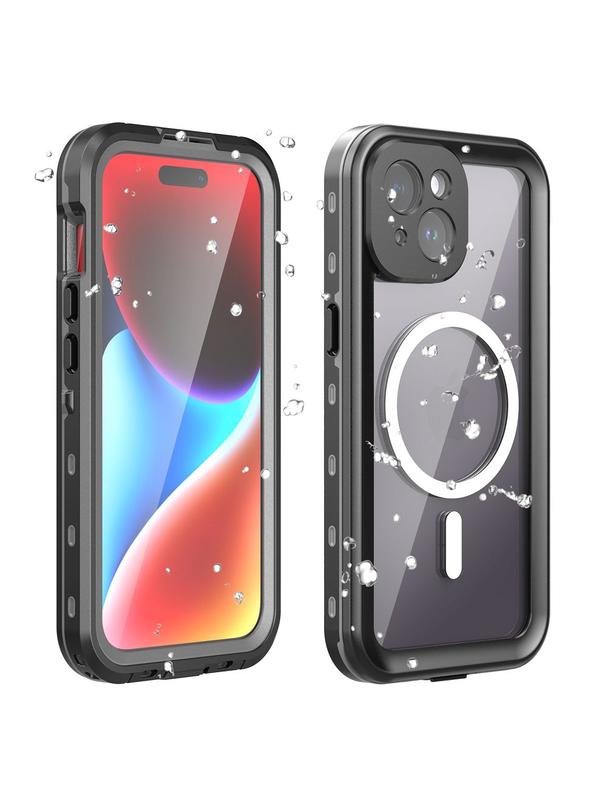 Futerał wodoodporny SHELLBOX DOT kompatybilny z MagSafe do IPHONE 15 czarny