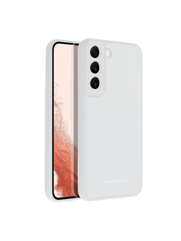 ROAR futerał MATTE GLASS do SAMSUNG S22 Plus stalowy