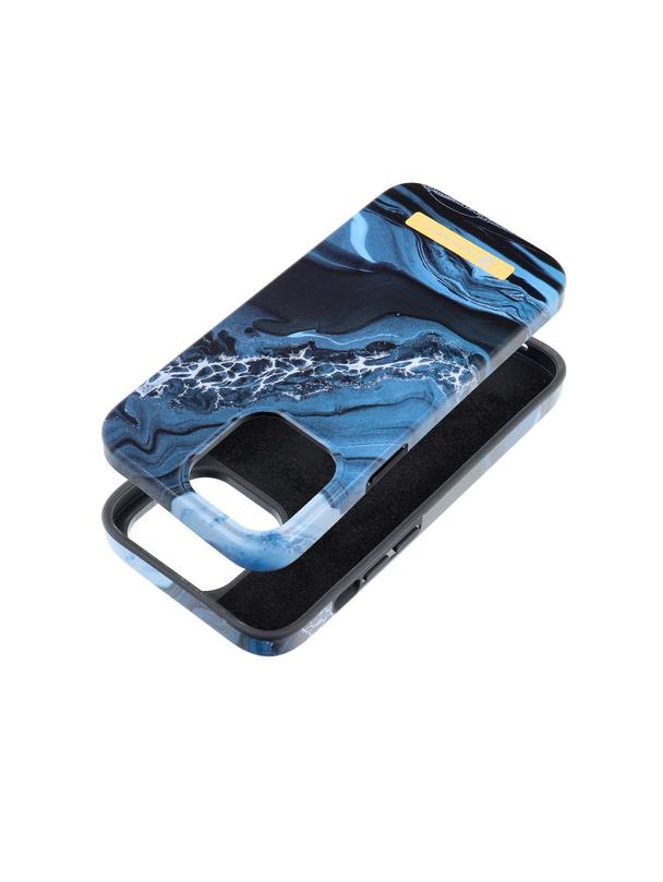 Etui na iPhone 15 Forcell F-Protect Mirage zgodny z MagSafe ocean marble