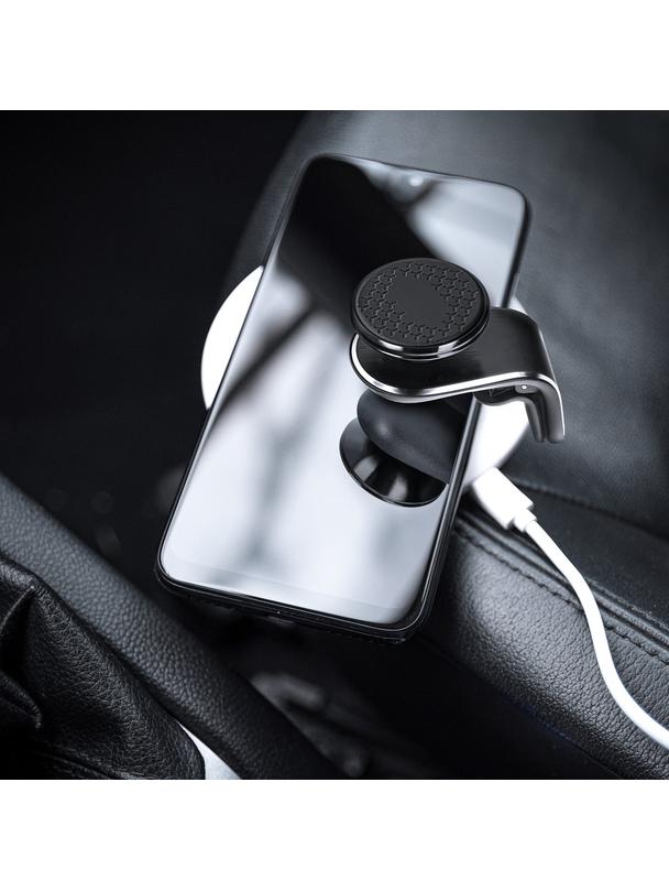 Uchwyt samochodowy magentyczny do kratki HG1 czarny