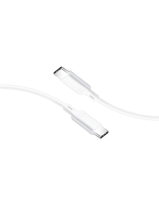 Kabel USB C do USB C Blue Star 3A 1,2 m biały