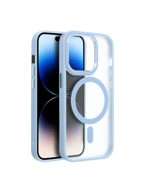 Futerał MATTE MAG COVER kompatybilny z MagSafe do IPHONE 11 niebieski