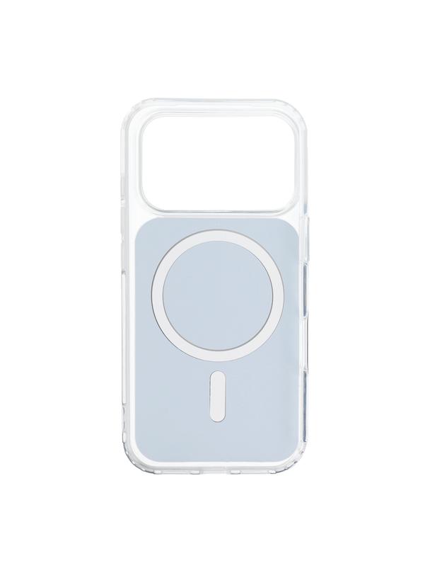 Futerał CLEAR FUSION MAG COVER kompatybilny z MagSafe do IPHONE 17 granatowy