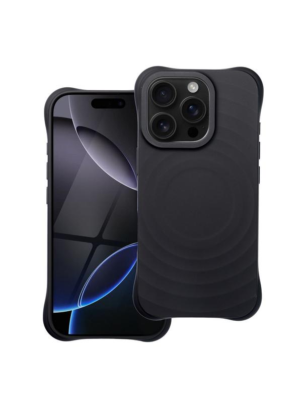 Silicone Zephyr Mag Cover kompatybilny z MagSafe do IPHONE 16 PRO czarny