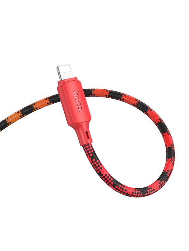 Kabel USB C do Lightning Hoco PD 27W 1 m X116 gradient czerwony