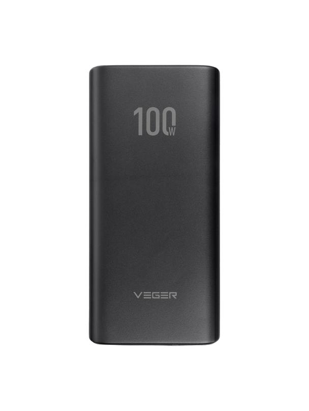 Powerbank Veger T100 (W2032C-100) PD QC3.0 5A 100W 20000 mAh czarny