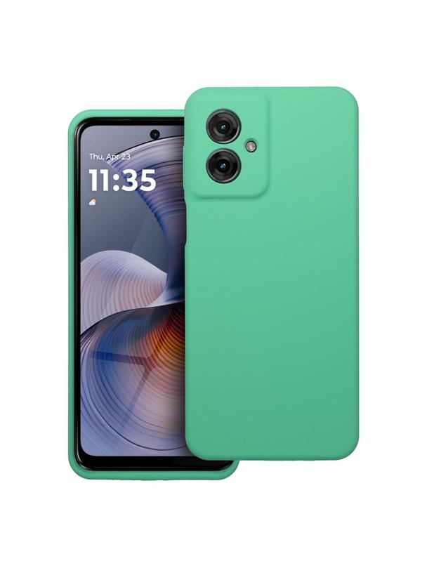 Futerał SILICONE 2mm do MOTOROLA G55 5G miętowy