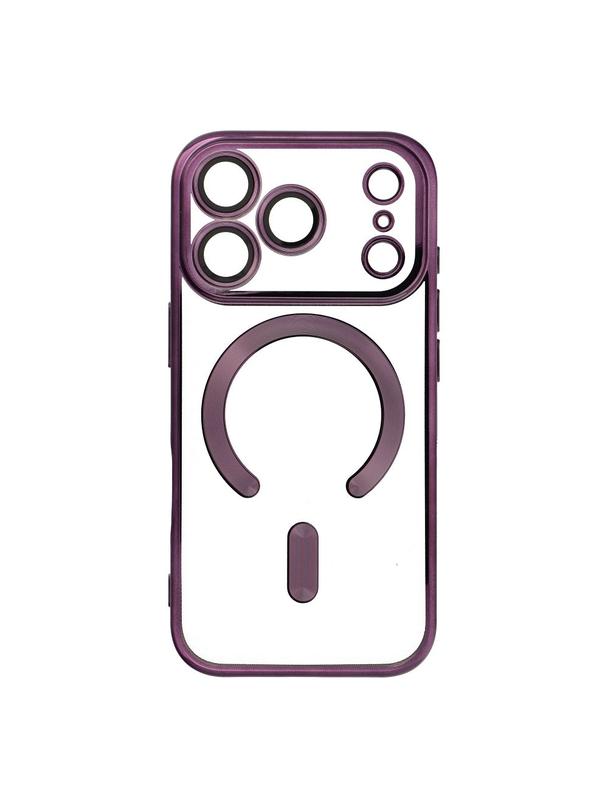 Futerał ELECTRO MAG COVER kompatybilny z MagSafe do IPHONE 17 Pro fioletowy