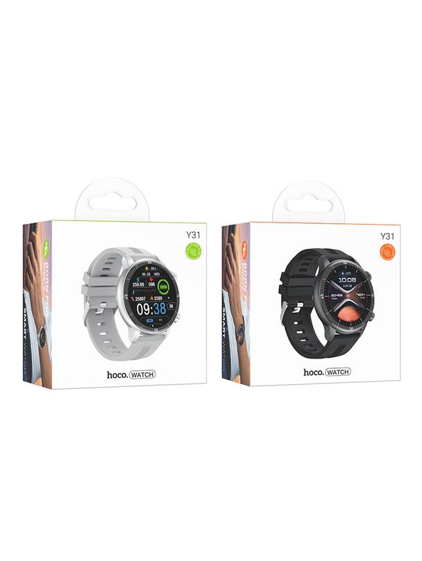 Smartwatch Hoco 1,46" TFT IP67 z funkcją rozmowy Y31 czarny