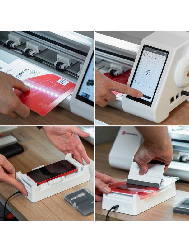 Ploter do folii Forcell na ekrany LCD + aplikator biały