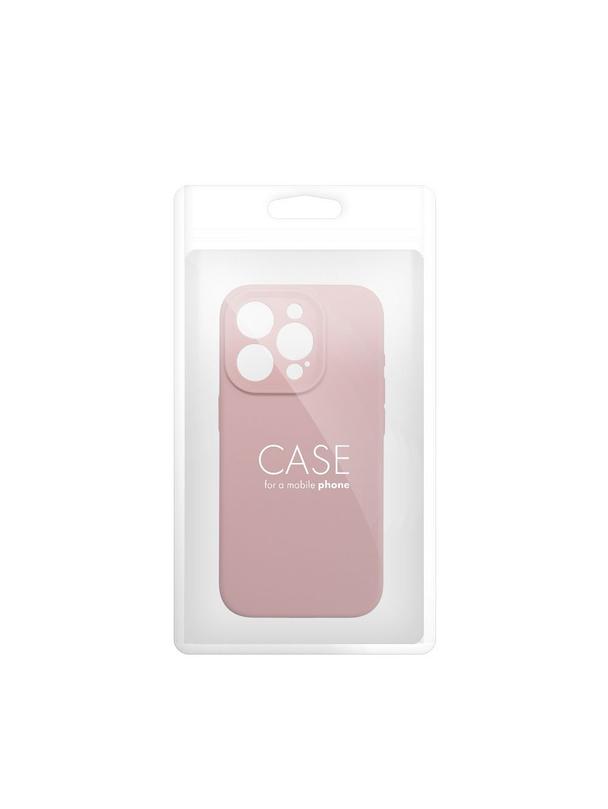 Futerał SILICONE 2mm do IPHONE 16 Plus pudrowy róż