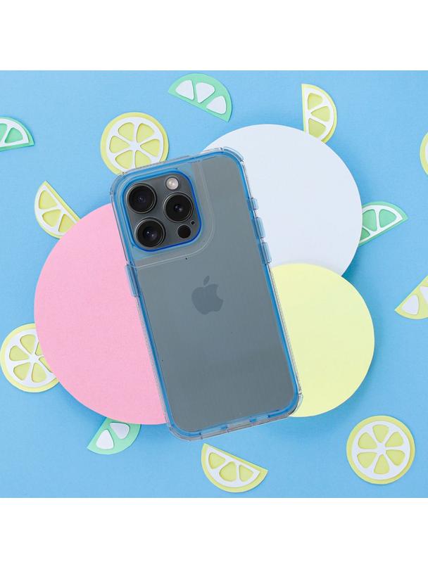 Futerał MATRIX CLEAR do IPHONE 16 PLUS niebieski