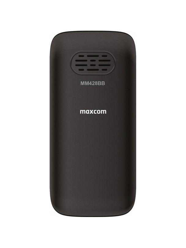 MAXCOM telefon dla seniora MM428L czarny