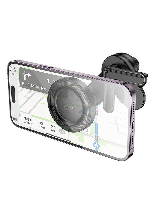 Uchwyt na telefon do samochodu magnetyczny Hoco do deski H57 czarny