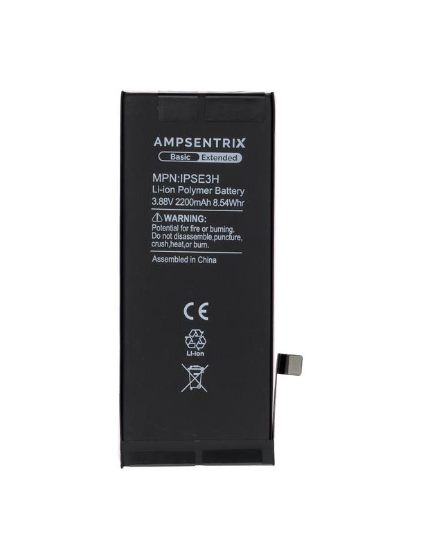 AmpSentrix Basic bateria do iPhone SE 2022 (zwiększona pojemność 2200 mAh)