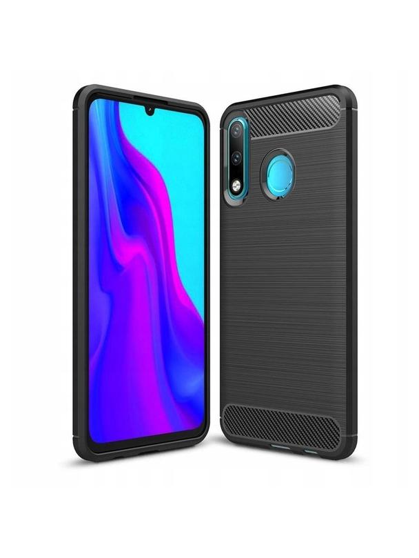 Futerał CARBON do HUAWEI P30 Lite czarny