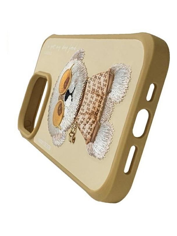 NIMMY futerał GLASSES COOL DOG do IPHONE 15 Pro khaki