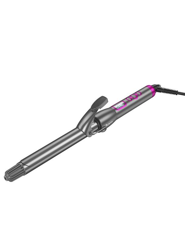 Lokówka do włosów Hoco z wyświetlaczem HP43 szara