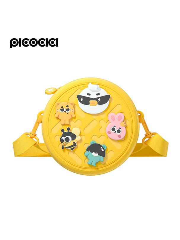 PICOCICI Mały okrągły plecak k36 różowy