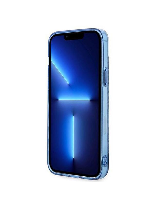 GUESS futerał do IPHONE 14 Plus GUHCP14MHGPLHB (IML Electro Cam TDJ) niebieski