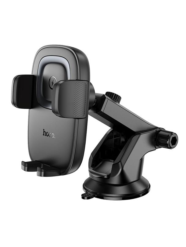 Uchwyt na telefon do samochodu indukcyjny Hoco 15W do deski HW32 czarny