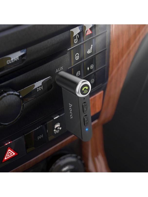 Odbiornik AUX Hoco Bluetooth Jack 3,5 mm E58 czarny