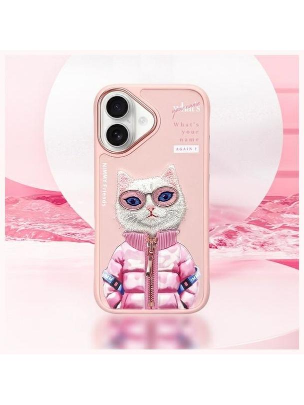 NIMMY futerał COOL&CUTE 2.0 Cat do IPHONE 16 różowy