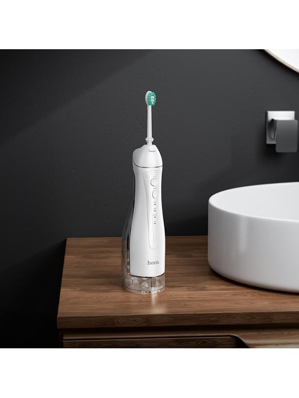 Irygator do płukania jamy ustnej Hoco IPX7 300 ml HP63 biały