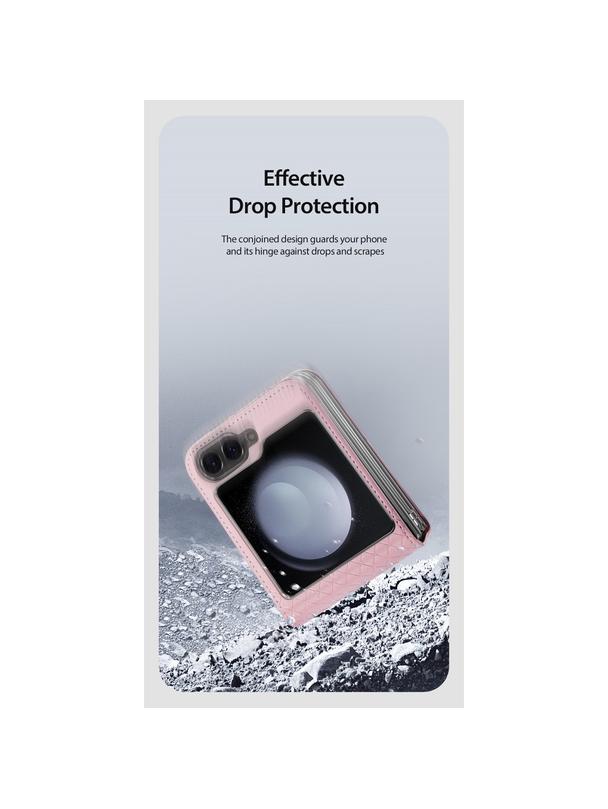 DUX DUCIS futerał BRIL do SAMSUNG Z Flip6 5G różowy