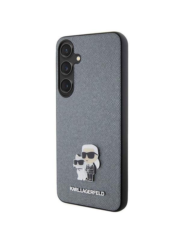 KARL LAGERFELD futerał do SAMSUNG S24 Plus KLHCS24MPSAKCMPG (SAFFIANO KC PIN) szary
