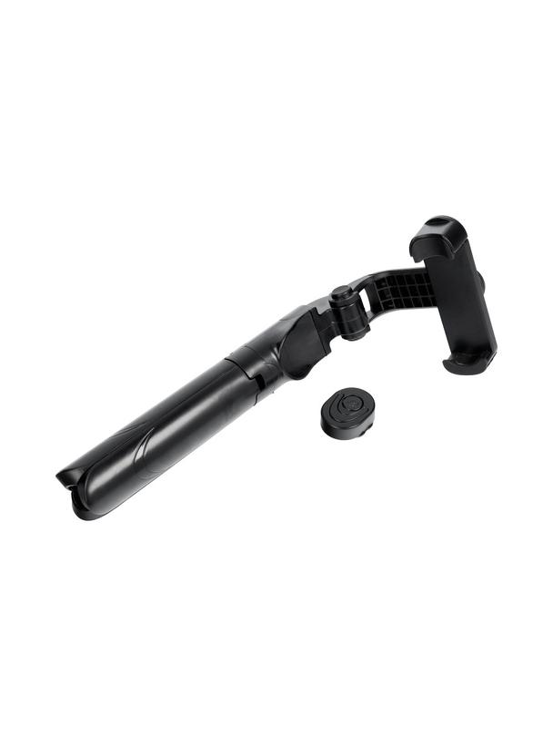 Uchwyt selfie z pilotem bezprzewodowym tripod SSTR-12 czarny