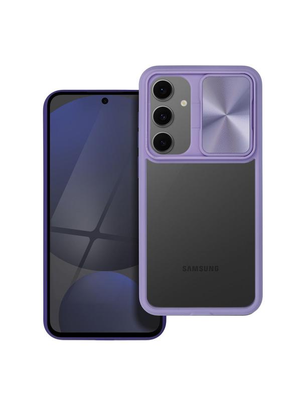 Futerał SLIDER do SAMSUNG S24 FE fioletowy