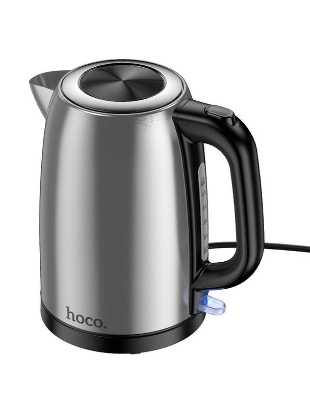 Czajnik elektryczny Hoco ze stali nierdzewnej 1,7L HE12 stalowy
