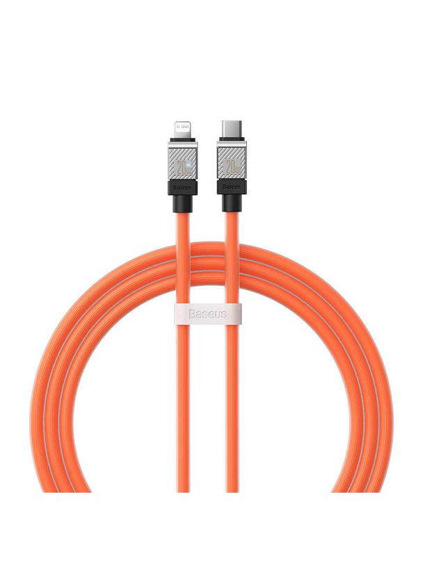 Kabel USB C do Lightning Baseus PD 20W Coolplay 2 m CAKW000107 pomarańczowy